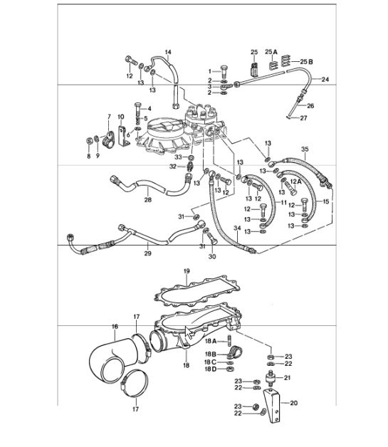 K-JETRONIC III  911 TURBO 930.66/68 1984-86