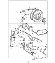 Injection d'air 911 CARRERA 930.26 (AUS) (CH) (S) 1984-86
