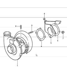 turbocharger 911 TURBO 1984-86