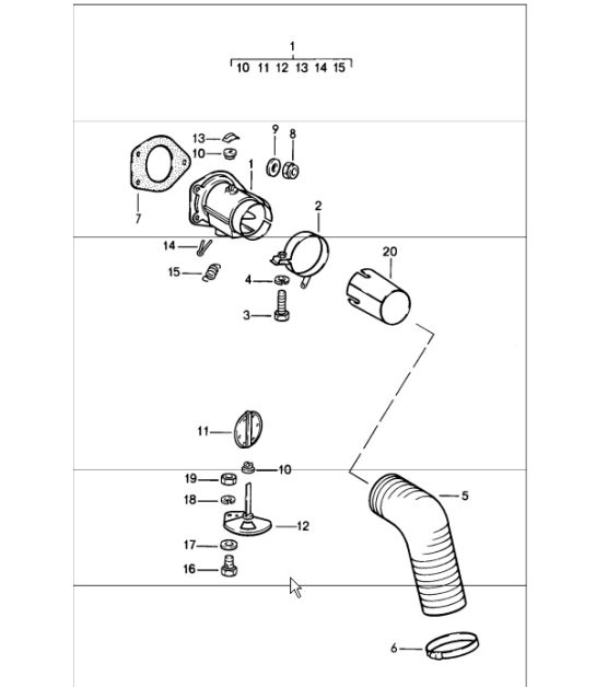heating air supply 911 1984-86