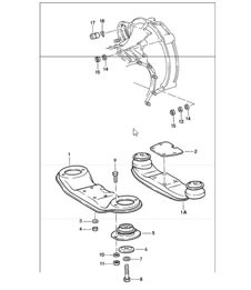 transmission suspension 911 1984-86
