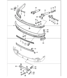 Stoßstange vorne 911 1984-86