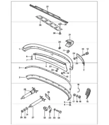 Stoßstange hinten 911 1984-86