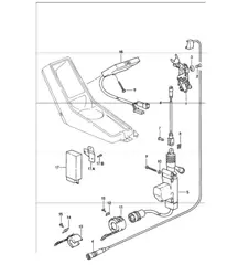 central locking system 911 1984-86