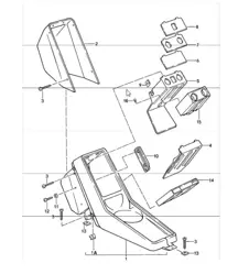 Mittelkonsole 911 1984-86