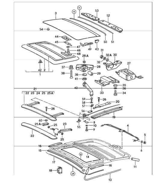 tetto apribile 911 M650 1984-86