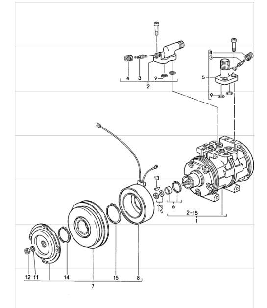 Diagram 813-15 Porsche 911 & 912 (1965-1989) Body