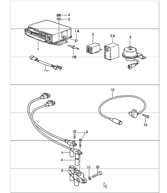 electrique moteur - 3 - 911 CARRERA M30.20/21/26 1984-86