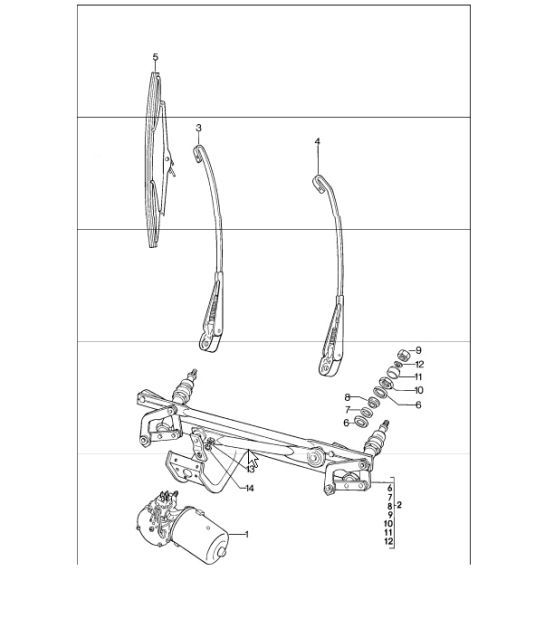 Diagram 904-00 Porsche 957 Cayenne 3.6L 2007-10 Electrical equipment