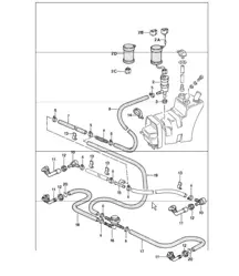 koplampsproeiersysteem 911 1984-86