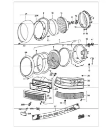 Faros delanteros 911 1984-86