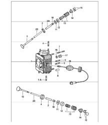 cylinder head 911 1987-89