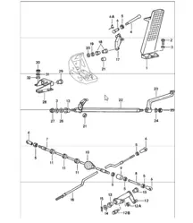 Pedale für Gaspedalsteuerung 911 1987-89