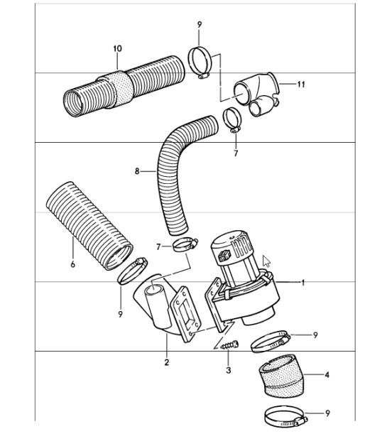 Diagram 813-02 Porsche 957 Cayenne 3.6L 2007-10 Body
