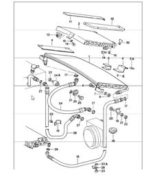 Kondensatorleitungen, Zubehör und anderes HINTEN 911 1987-89