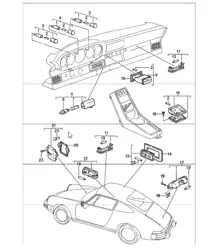 luces interiores 911 1987-89