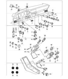 Schalter 911 1987-89