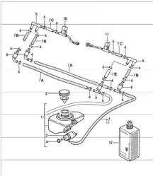 intensive windscreen washer 911 1987-89