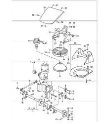 Sondermodell Flachkopf-Klappscheinwerfer 911 TURBO M506 1988-89