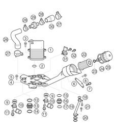 Console d'échangeur de chaleur 911 (991) GT3 CUP 2016