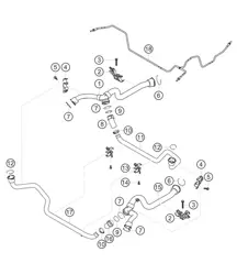 Voorste watercircuit 911 (991) GT3 CUP 2016