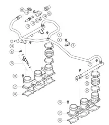 Depósito de distribución de combustible 911 (991) GT3 CUP 2016