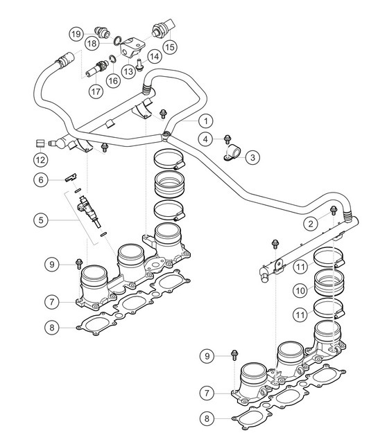 Diagram 1.1-24 Porsche Boxster 718 (982) 2017>> Engine