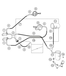 Conduites de dépression 911 (991) GT3 CUP 2016