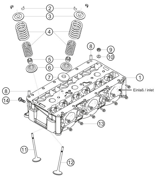 Diagram 1.1-07 Porsche 991 (911) MK1 2012-2016 Engine