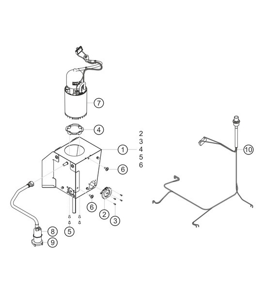 Diagram 2.2-02 Porsche Cayman 987C / 981C (2005-2016) Fuel System, Exhaust System