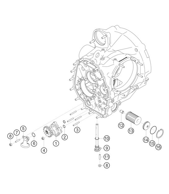 Diagram 3.3-06 Porsche Cayman 718C (982C) 2017>> Transmission