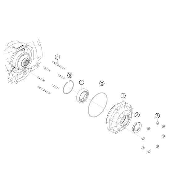 Diagram 3.3-07 Porsche Boxster 718 (982) 2017>> Transmission