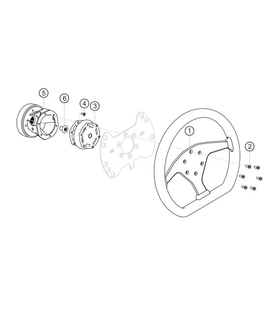 Diagram 4.4-08 Porsche 991 (911) MK1 2012-2016 Front Axle, Steering 