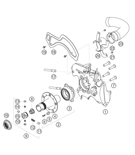 Diagram 5.5-03 Porsche 991 (911) MK1 2012-2016 Rear Axle
