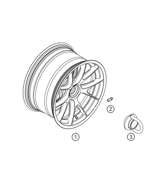Diagram 6.6-01 Porsche 991 (911) MK1 2012-2016 Wheels, Brakes