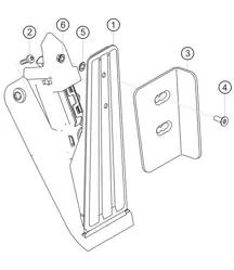 Accelerator pedal 911 (991) GT3 CUP 2016