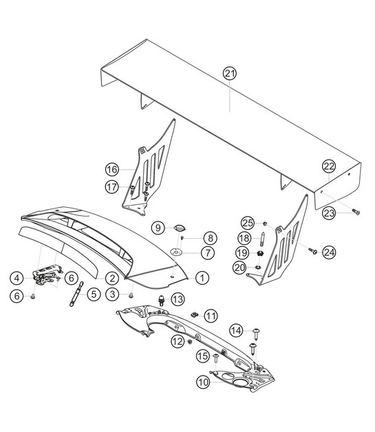 Diagram 8.8-11 Porsche 991 (911) MK1 2012-2016 Body
