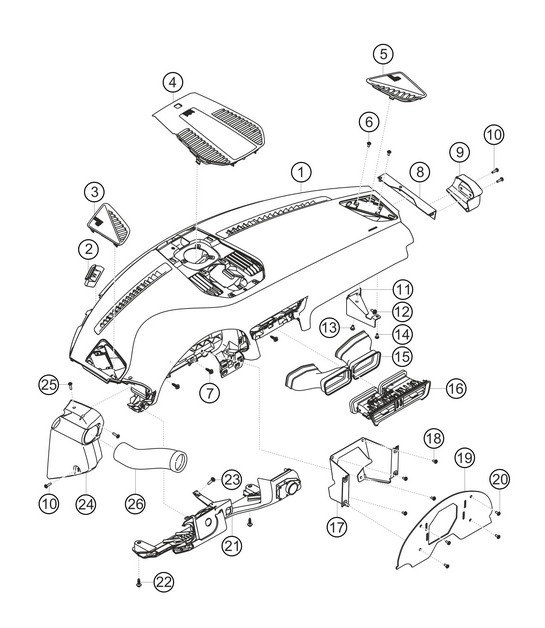 Diagram 8.8-15 Porsche 991 (911) MK1 2012-2016 Body