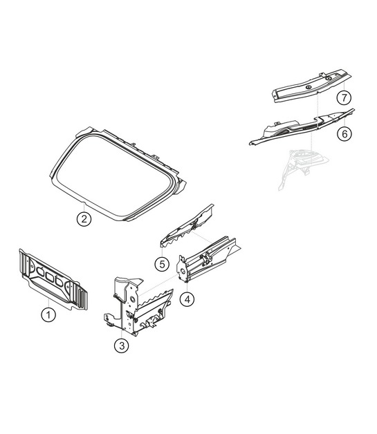 Sheet metal parts front 911 (991) GT3 CUP 2016