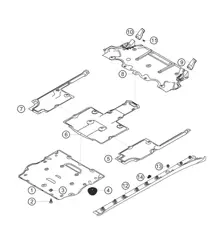 Revestimiento de bajos 911 (991) GT3 CUP 2016