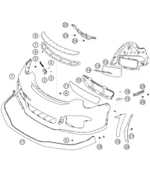 Revestimiento frontal del 911 (991) GT3 CUP 2016
