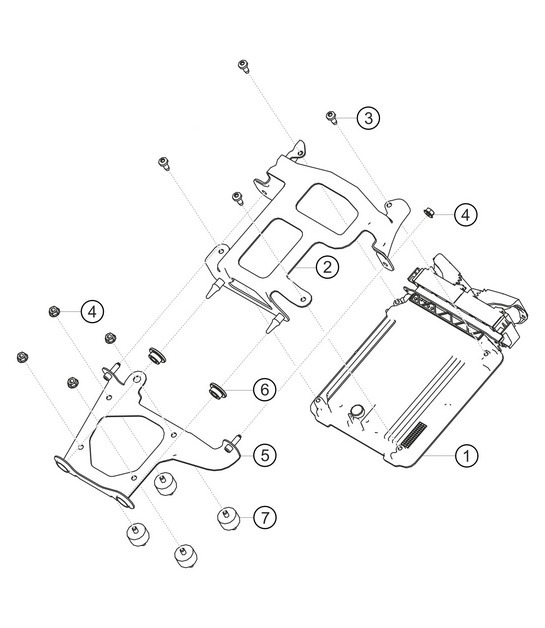 Diagram 9.9-01 Porsche 991 (911) MK1 2012-2016 Electrical equipment