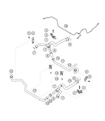 circuito acqua anteriore 911 (991) GT3 CUP 2018 - 2019