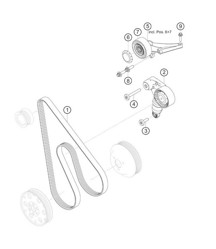 trasmissione a cinghia 911 (991) GT3 CUP 2018 - 2019