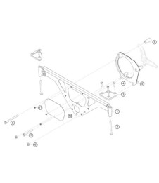 911 (991) GT3 CUP 2018 - 2019 发动机支架