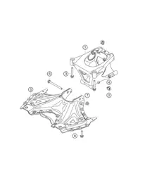 911 (991) GT3 CUP 2018 - 2019 变速箱支架