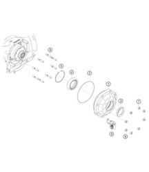 Tapa diferencial para caja de cambios 911 (991) GT3 CUP 2018 - 2019