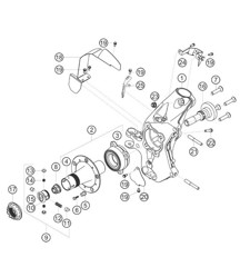 upright front 911 (991) GT3 CUP 2018 - 2019