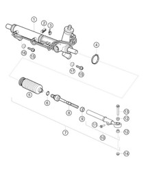 steering gear 911 (991) GT3 CUP 2018 - 2019
