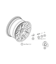 Felgen 911 (991) GT3 CUP 2018 - 2019